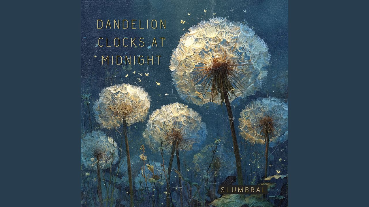 Dandelion Clocks at Midnight