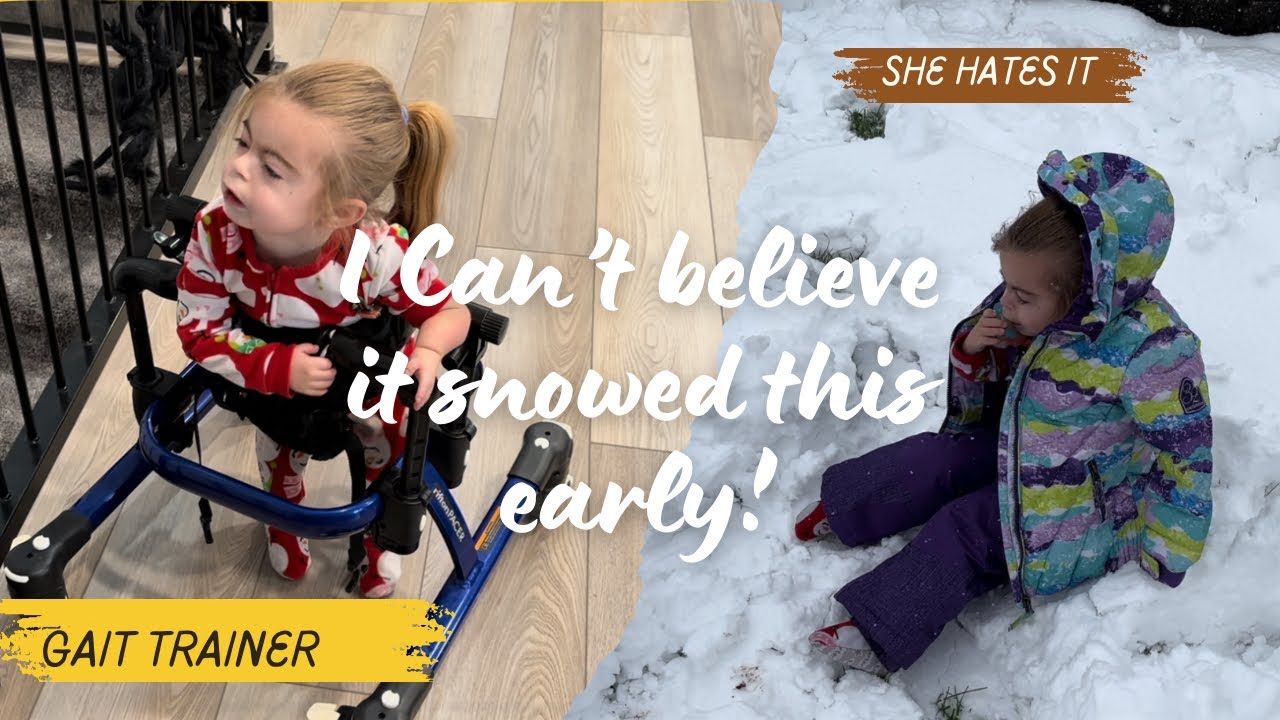 Rifton mini pacer and snow day