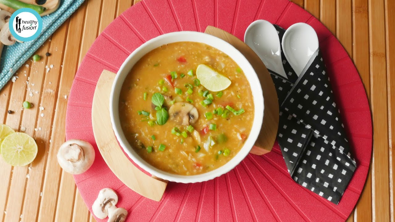 Oats & Vegetable Soup By Healthy Food Fusion
