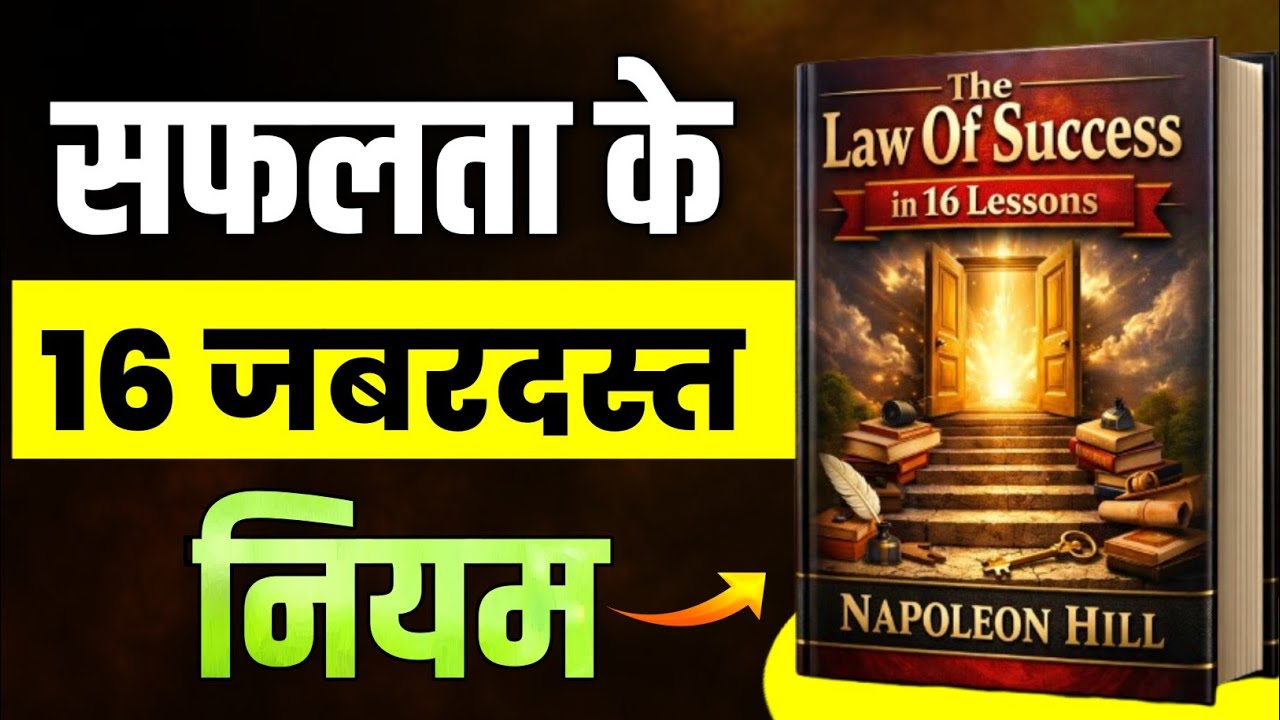The Law Of Success Audiobook Summary Hindi | Napoleon Hill Success Rules | Full Book Summary