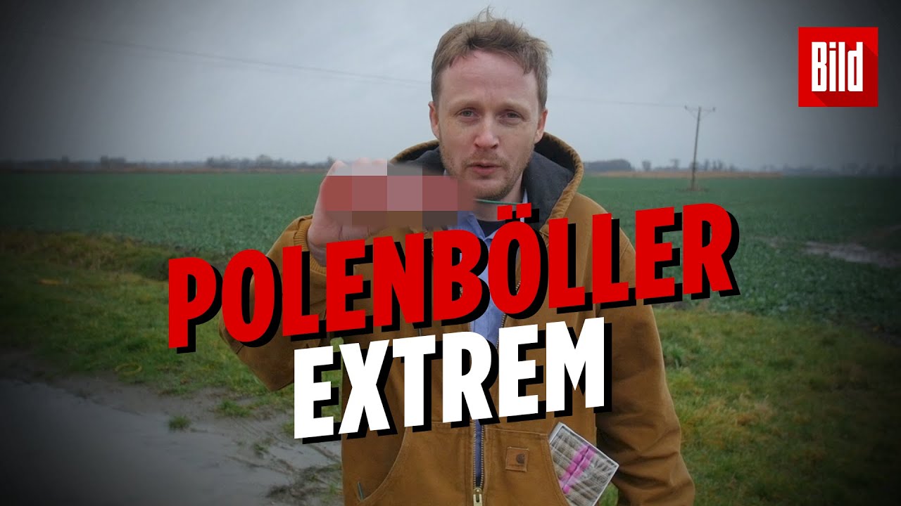 Polenböller extrem | Was von einem Stück Beton übrig bleibt ...