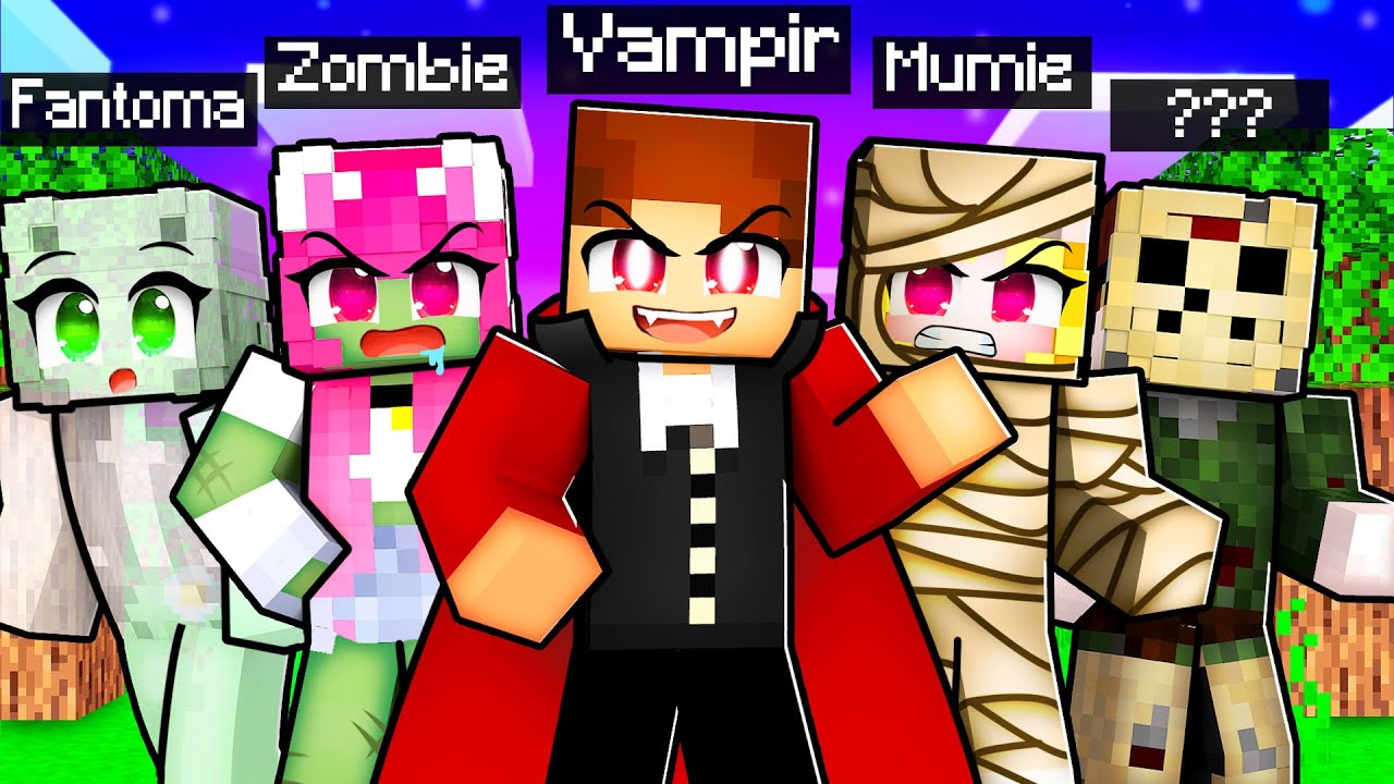 5 *PRIETENI* au Devenit MOBI SCARY in Minecraft...
