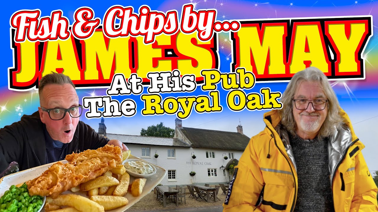 I Review FISH & CHIPS by JAMES MAY at his Pub The ROYAL OAK | Does CAPTAIN SLOW Come Out a Winner?