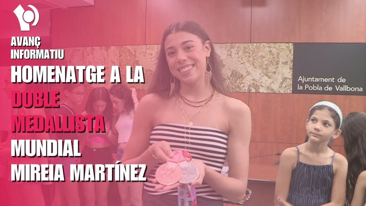AVANÇ INFORMATIU | Homenatge a la gimnasta Mireia Martinez al Saló de Plens |