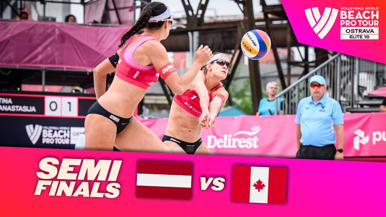 Graudina/Samoilova vs. Humana-Paredes/Wilkerson - Semi Final Highlights | Ostrava 2024 #BeachProTour