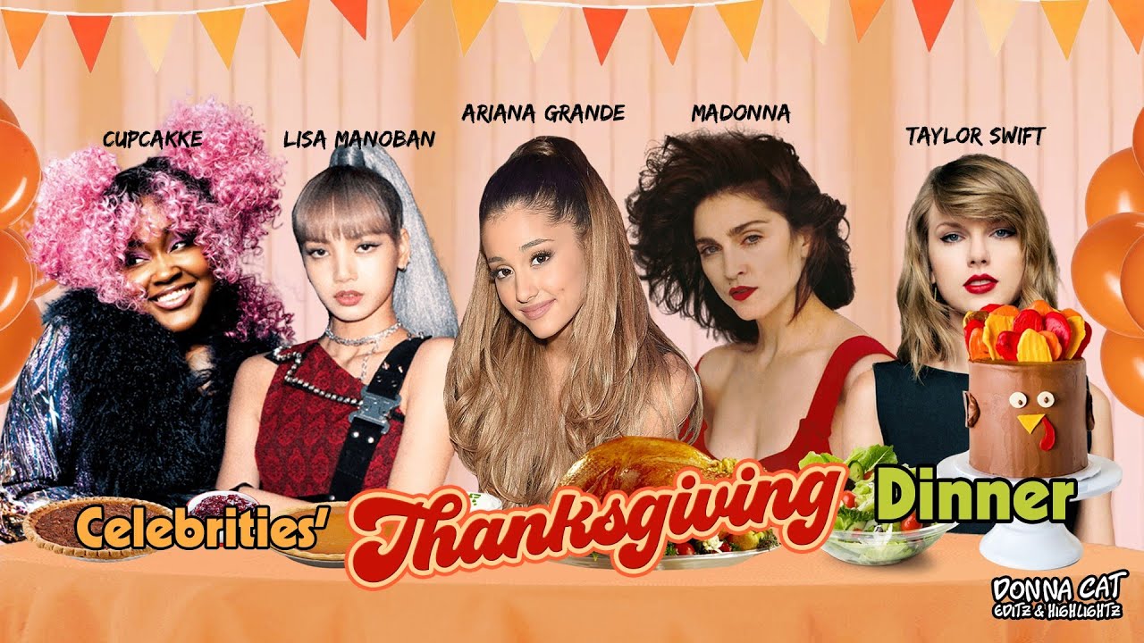Celebrities' Thanksgiving Dinner (inspired by @VanityLessons, @marvelntuk & more)