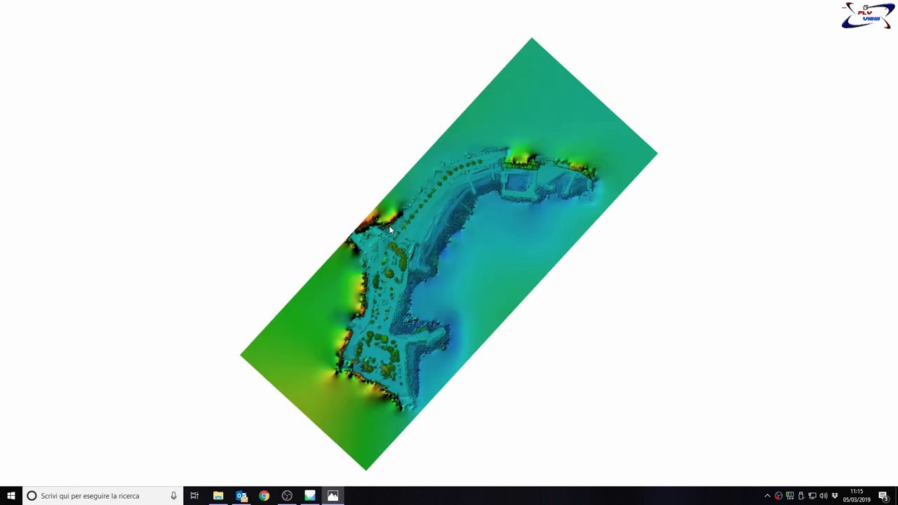 METASHAPE - video 2 - Modificare la scala di visualizzazione raster del DEM
