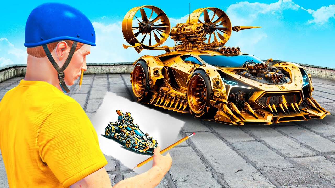 GTA 5 But Whatever Jeffy Draws, He Buys!