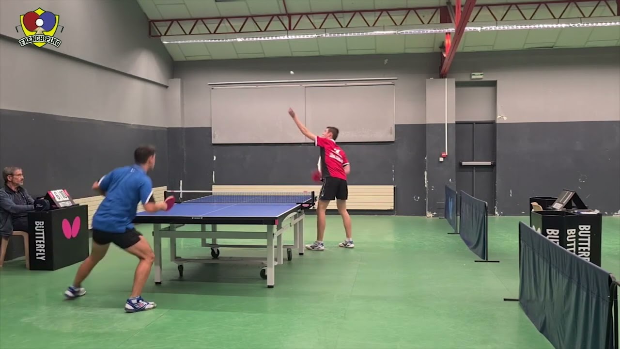 Laurent Cova VS Thibault Poret | Nationale 1 (2021-2022) Tennis de table 🏓