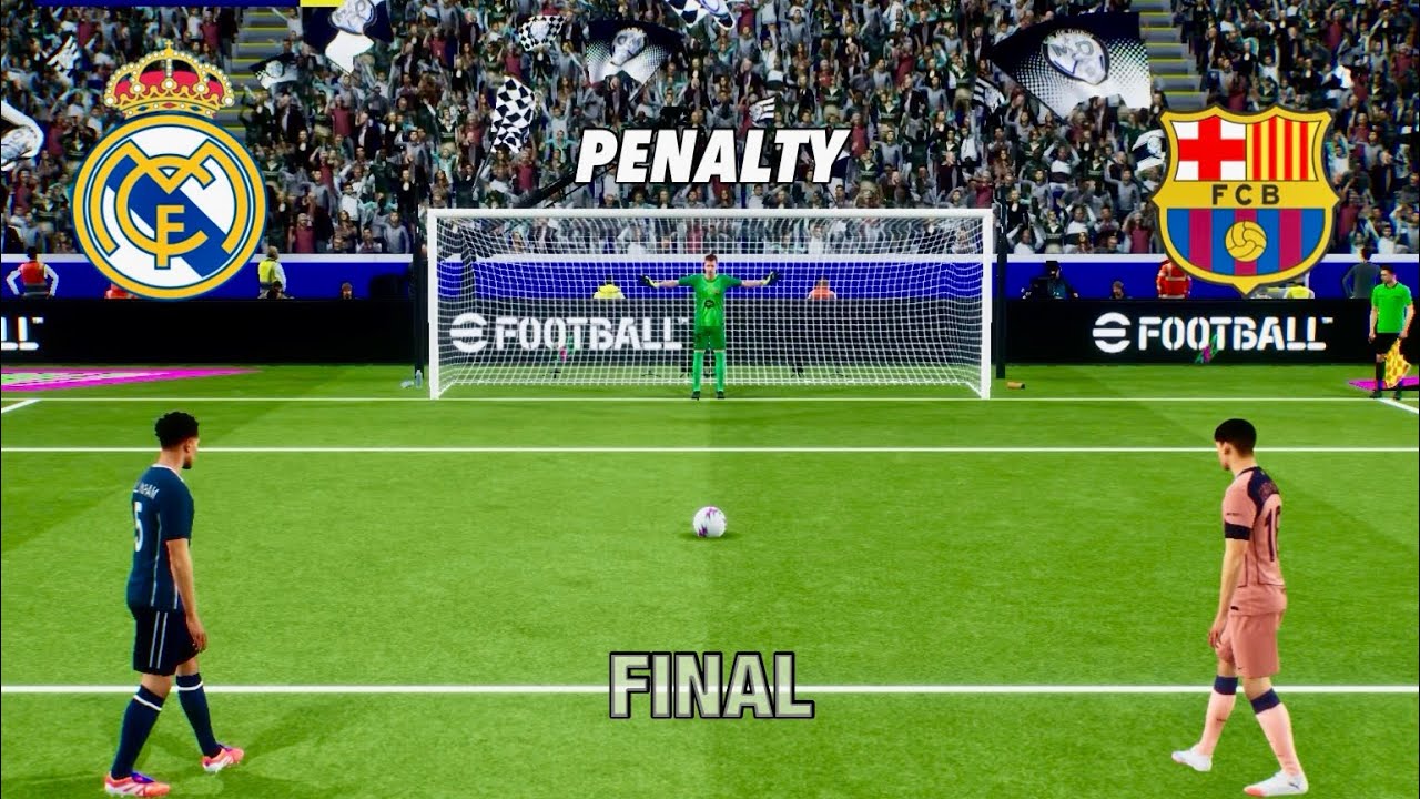 FC BARCELONA VS REAL MADRID PENALTY SHOOTOUT | RMA vs FCB MATCH | LAMINE vs MBAPPE