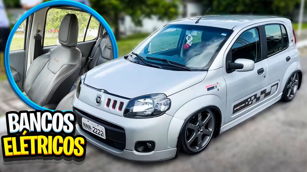 ENCONTREI UM UNO SPORTING COM INTERIOR DE FIAT TORO