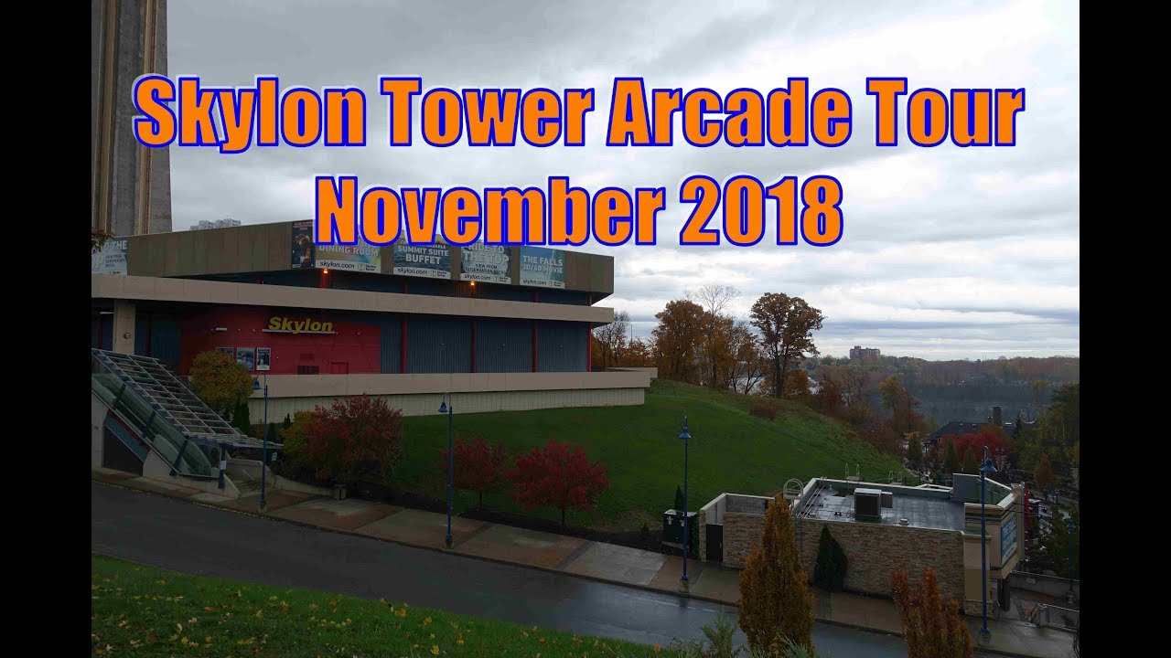 Skylon Tower Skyquest Arcade Tour & Walkthrough November 2018 Niagara Falls Ontario Canada