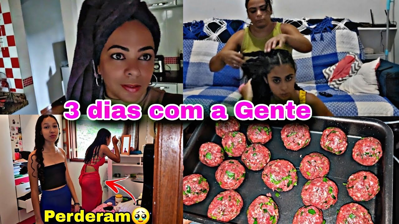 OLHA O QUE FIZEMOS PRA JANTA / AS MENINAS PERDERAM NA ESCOLA/PENTEADO NA LARY /VLOG DE ROTINA