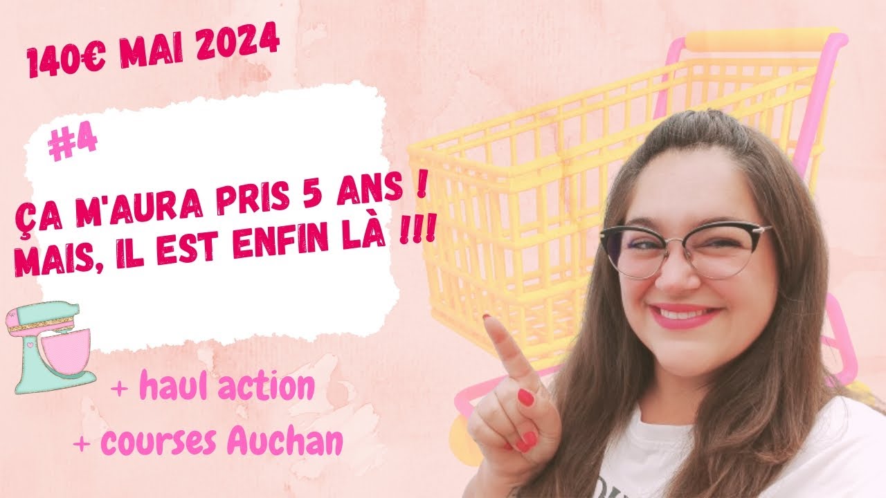Il est enfin là !!! 🥳 +haul action + courses