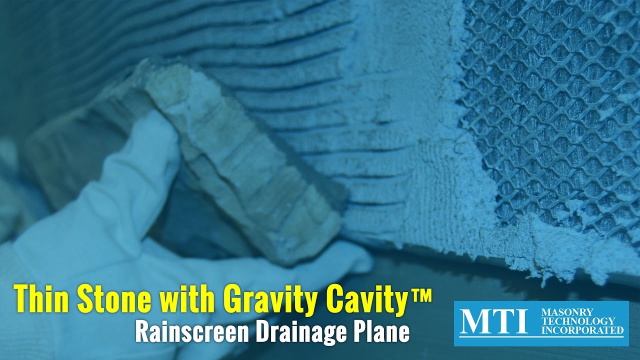 How to Install Thin Stone with a Rainscreen - Gravity Cavity Installation Video