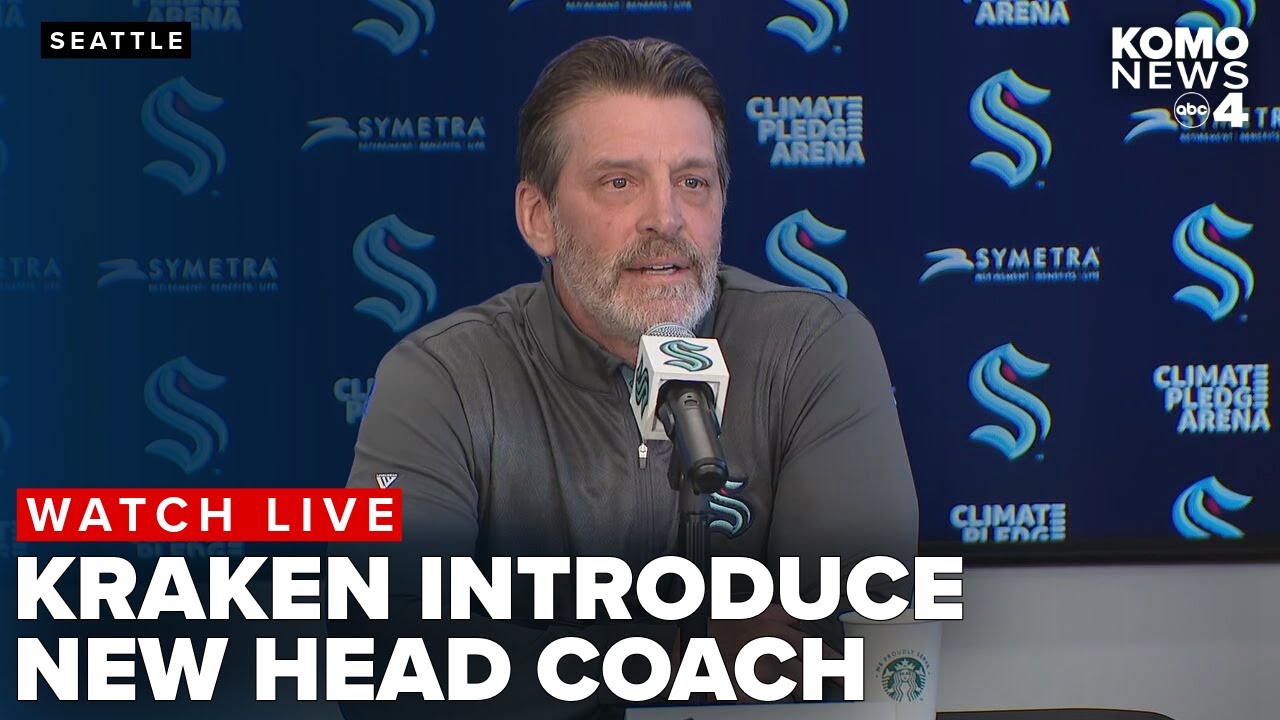 WATCH: Seattle Kraken introduce new head coach Lane Lambert
