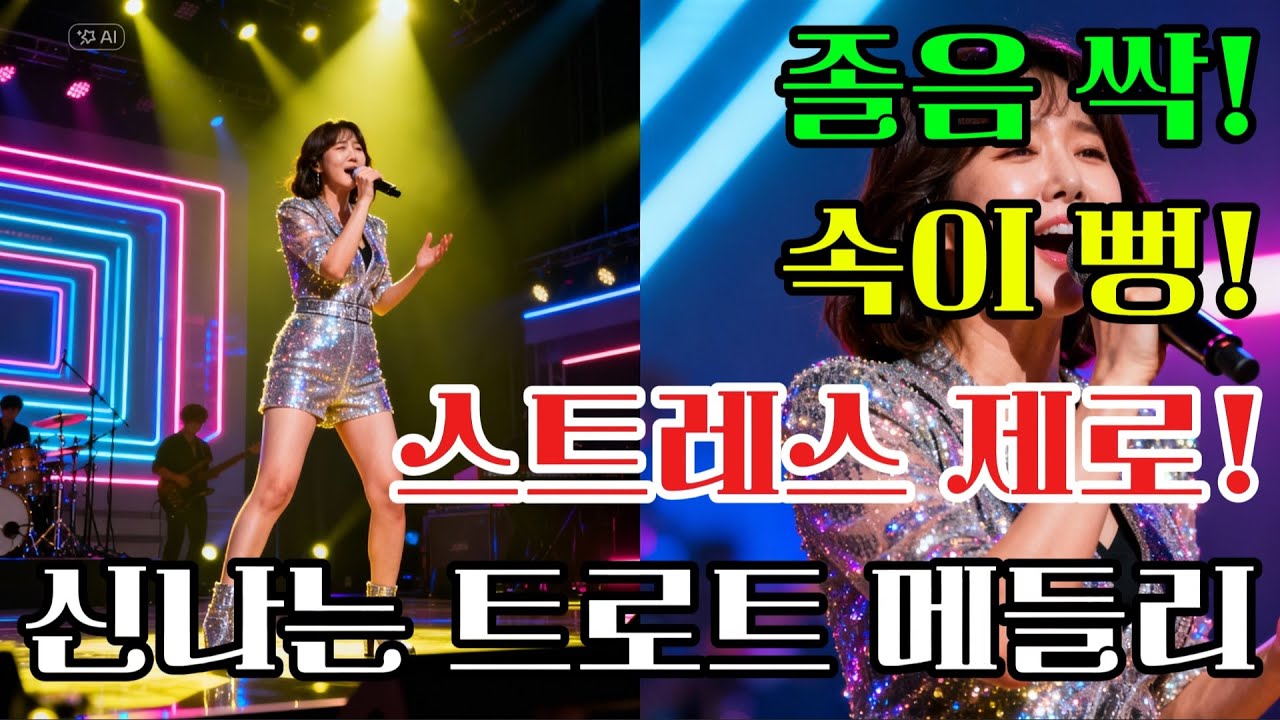 신나는 트로트 메들리 5곡 💃 나도 참 웃긴 여자야, 그래도 내 편!