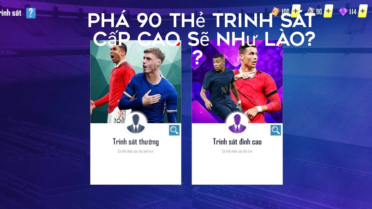 nay phá 90 thẻ trinh sát cấp cao mông ae ủng hộ mình làm game này