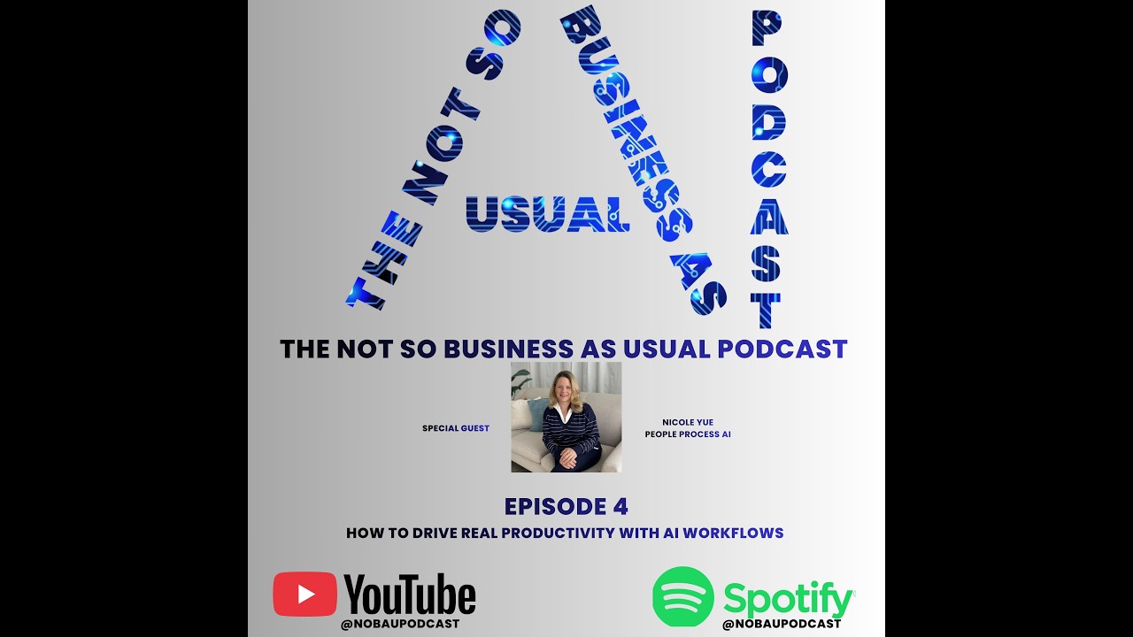 How to Drive Real Productivity with AI Workflows ft. Nicole Yue