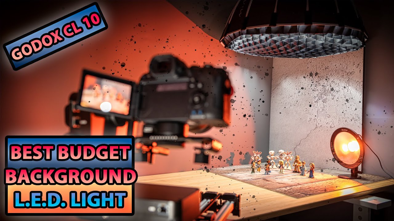 BEST Background Light for YouTube Instagram and Tik Tok Videos - GODOX CL10