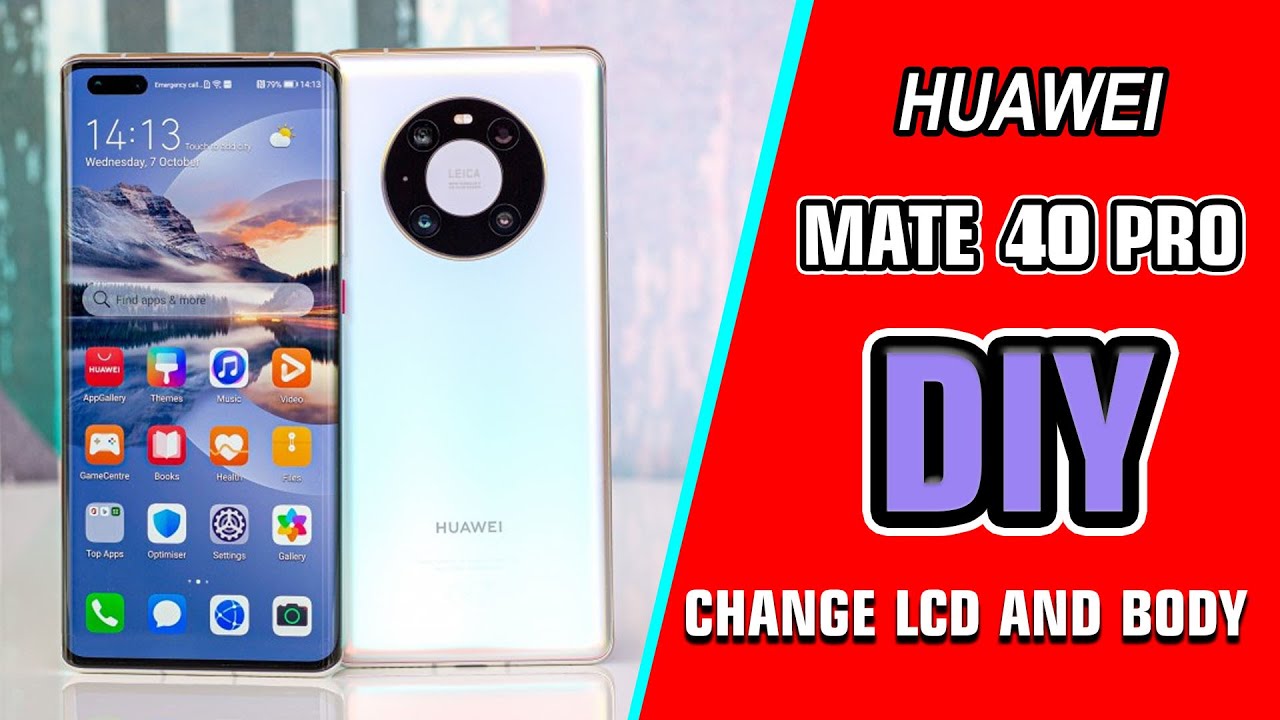 DIY - HOW TO Change LCD and Body Huawei Mate 40 Pro full video and SAFE!!