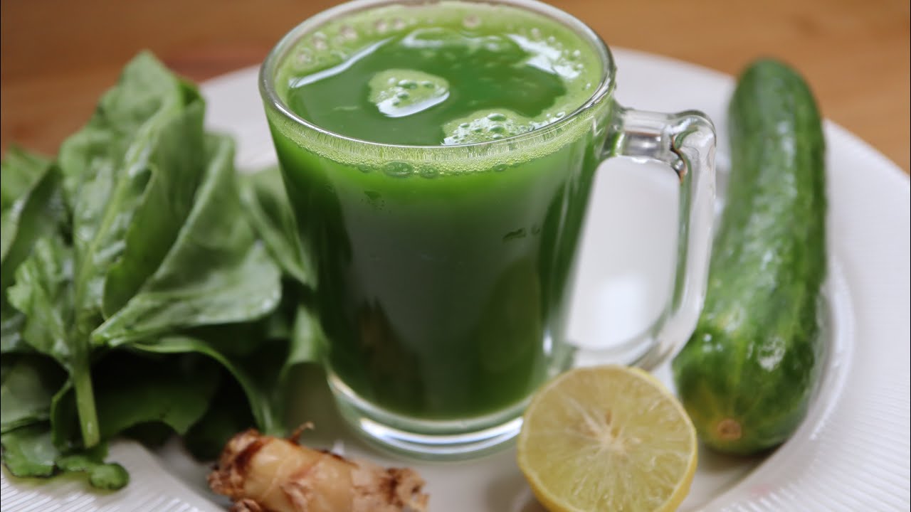 Spinach Cucumber Juice for healthy Hair and Skin | Spinach Juice Recipe | Healthy Drink for Skin