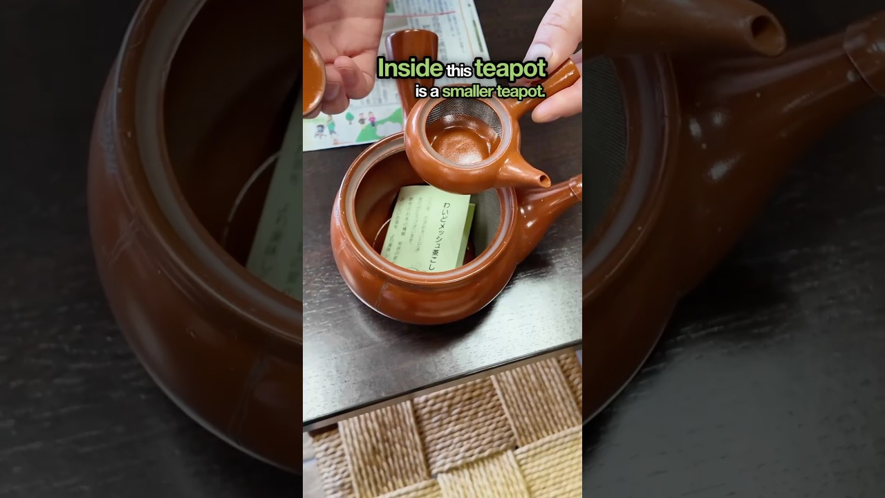 Маленький чайник против гигантского чайника 🫖 #kyusu #kyusuteapot #japaneseteapot #japaneseteapots