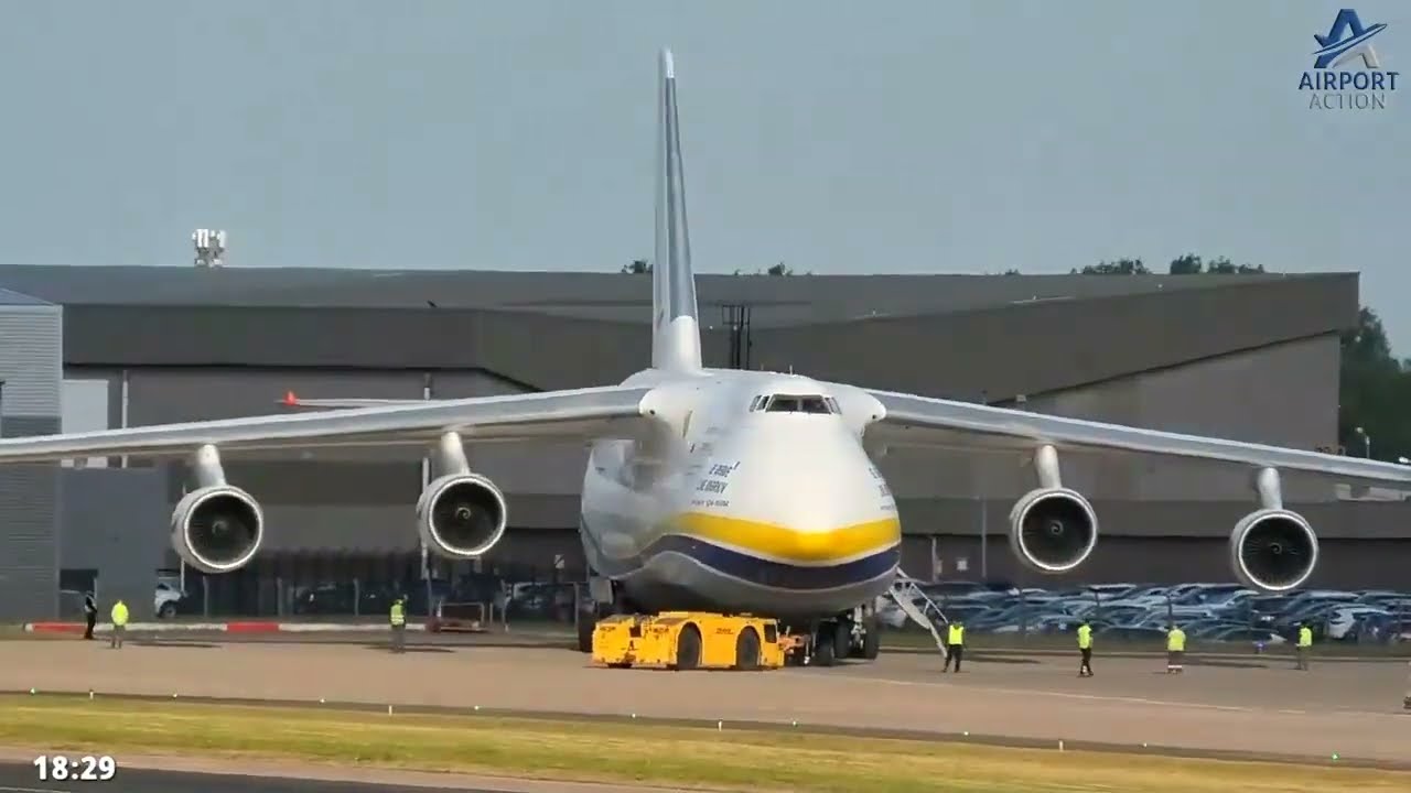 ANTONOV AN-124 Fabulous Landing at East Midlands Airport EMA ✈️22.05.2025