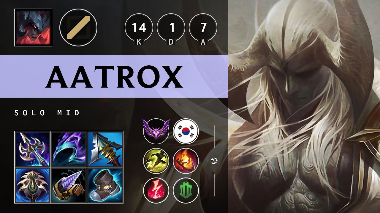 Aatrox Mid vs Xerath - KR Master Patch 25.13