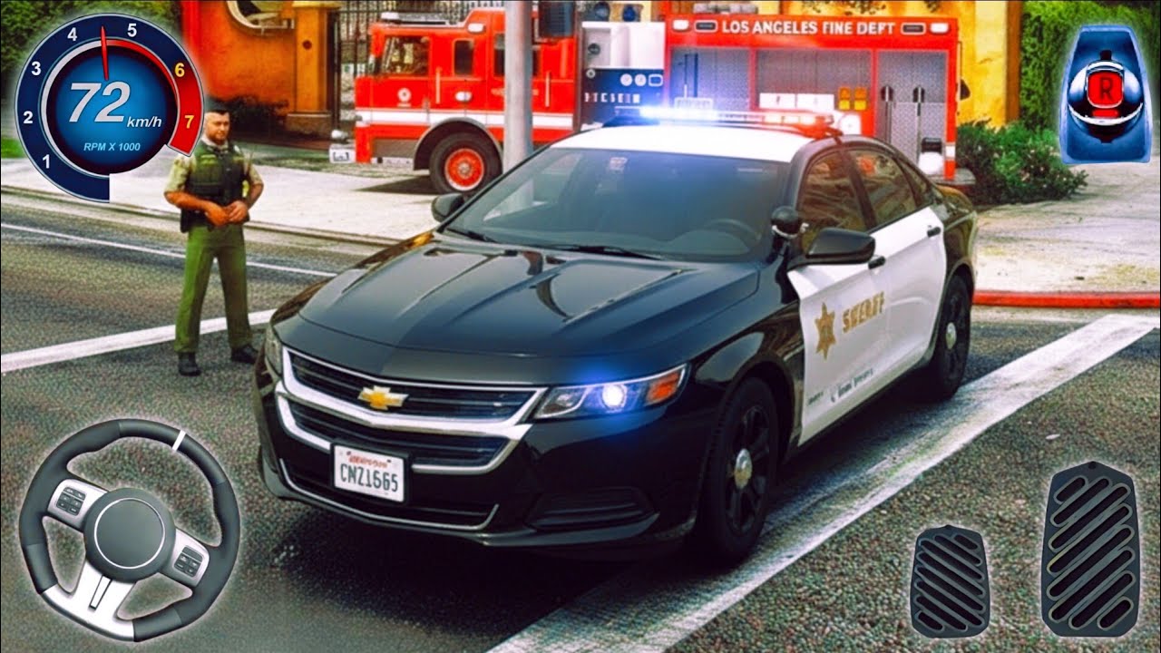 US Cop Car Chase Simulator 3D - Ultimate Cop Pursuit Challenge 2026 - Android GamePlay