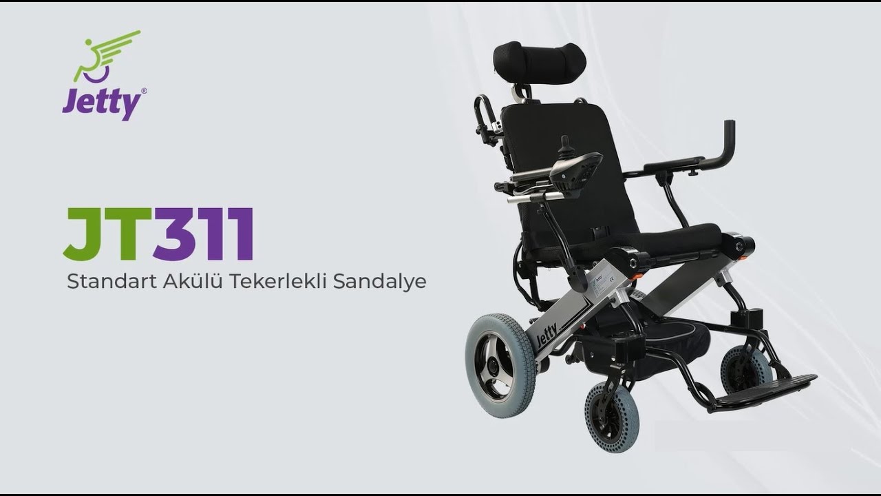 Jetty JT-311 Lityum Pilli Hafif Akülü Tekerlekli Sandalye