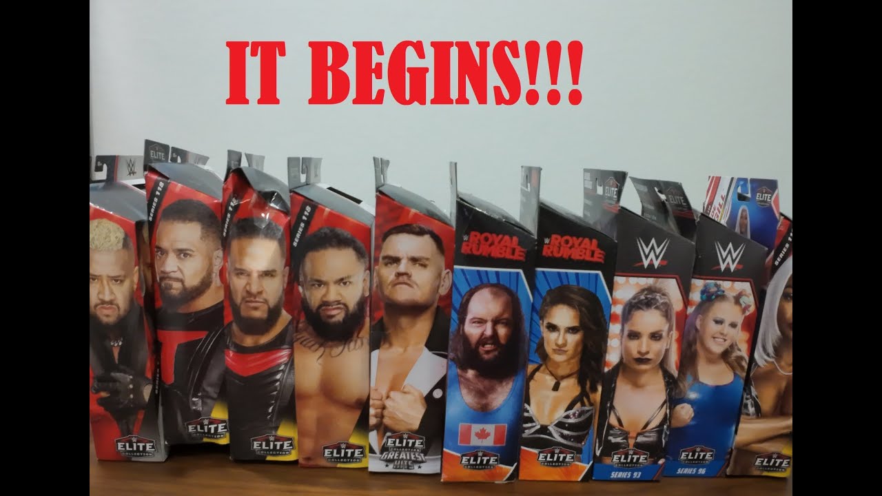 WWE Figures Marathon Unboxing and Reviews Vol. 1