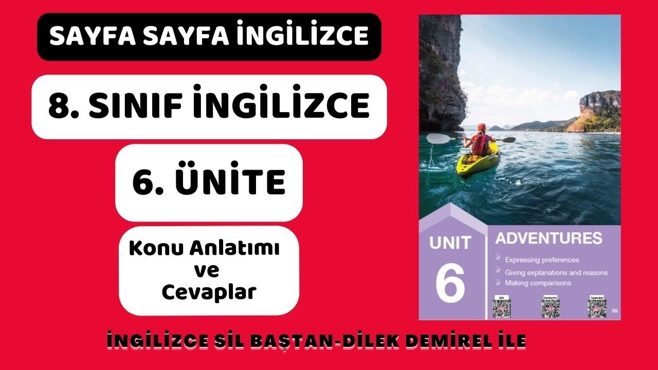 8. Sınıf İngilizce 6. Ünite