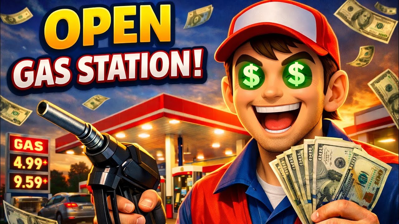 I OPEN GAS STATION | Supermarket and motel simulator part 2 🔥🔥