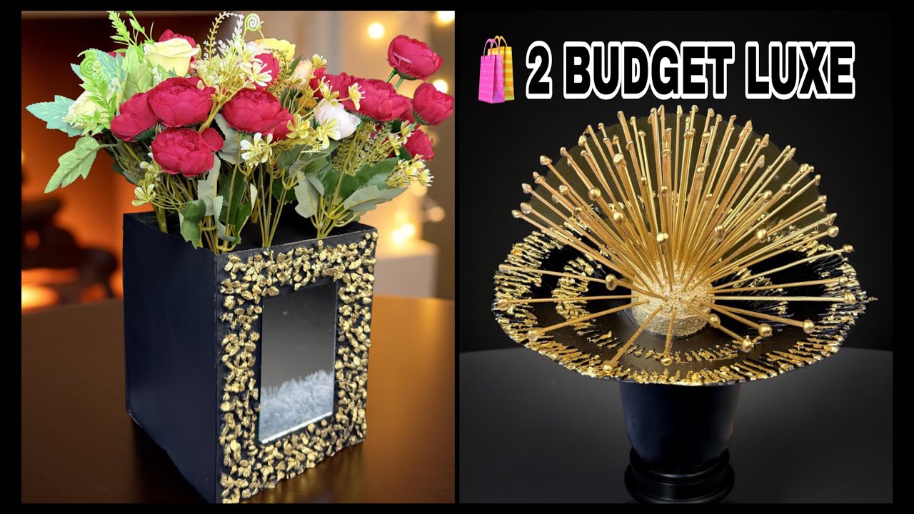 2 Designer Look Home Decor DIYs | High End Decor on Budget | Craft Pixies