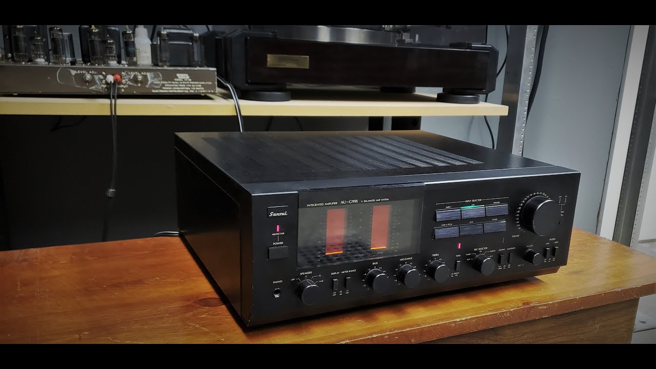 Sansui AU-G99x Integrated Amp Demo - 160wpc - 1986 - Last of The Greats!