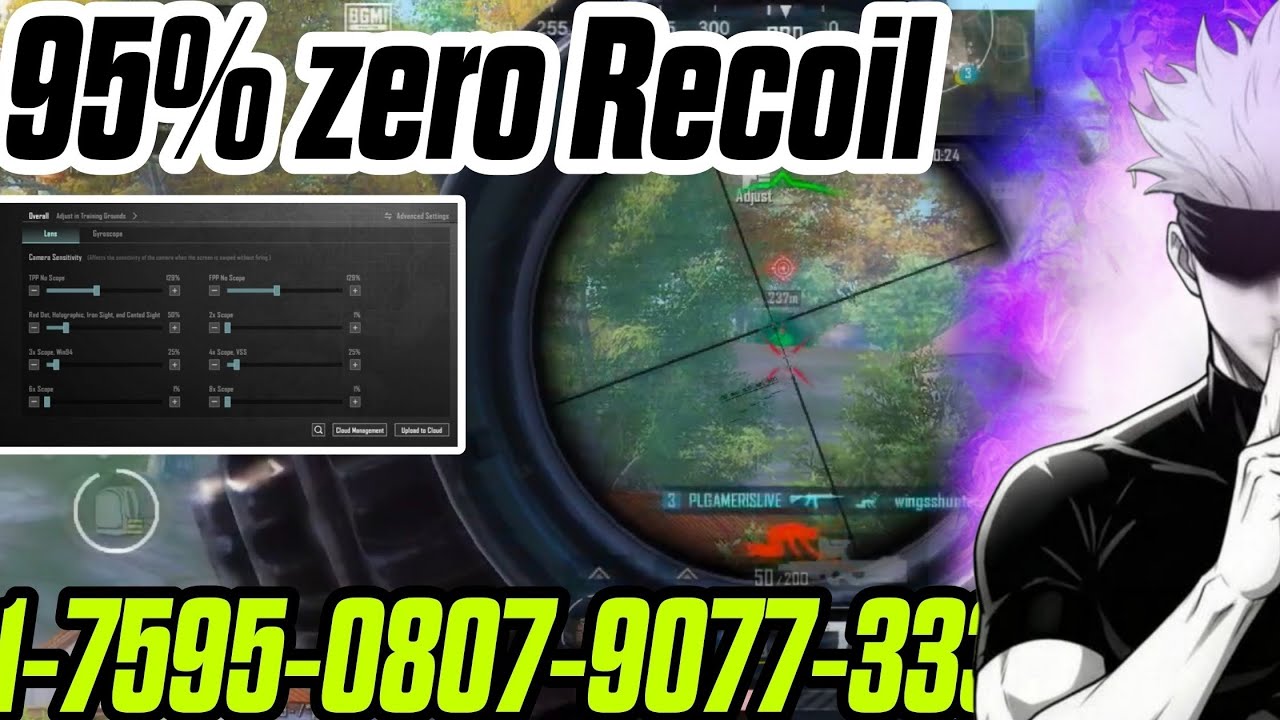 🔥4.2 ZERO RECOIL SENSITIVITY BGMI 🥵 CINEMA GAMEPLAY 🥵+ 4 CLAW 🥵 TRY ONCE DEFINITELY SUITS FOR YOU 👌🔥