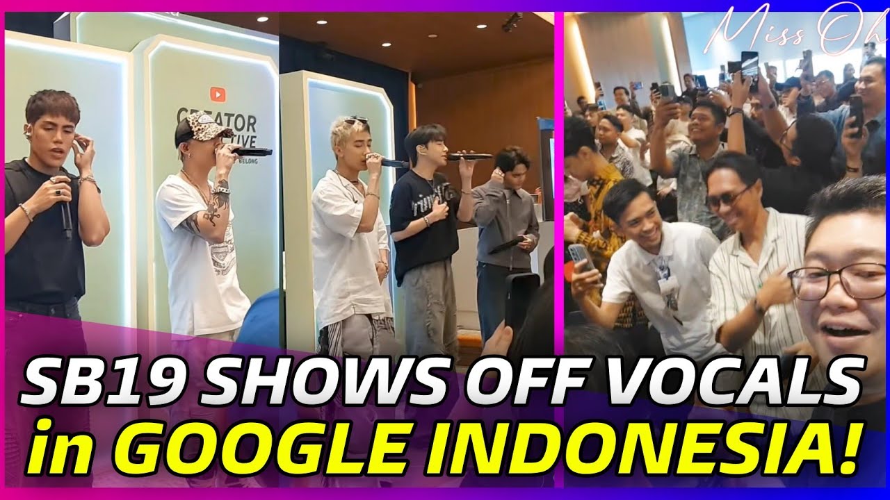 SB19's 2nd event in Indonesia, performs in YouTube Creators Collective Event in Google Indonesia!
