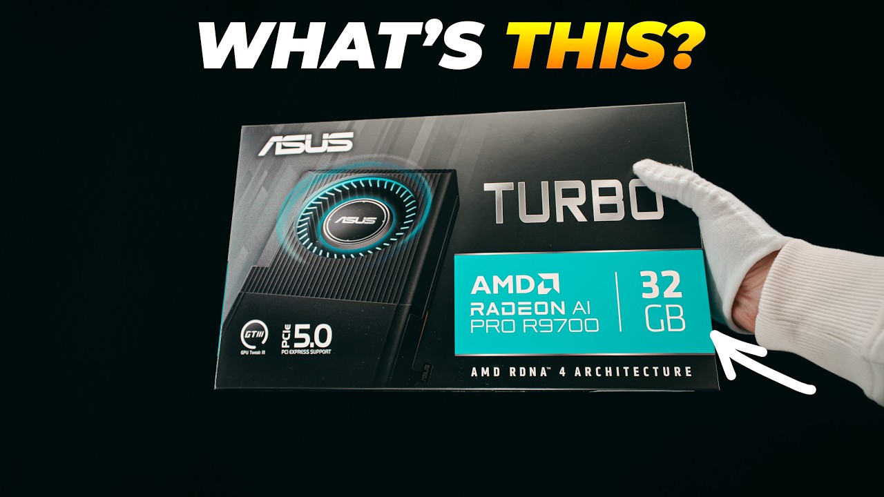 AMD Radeon AI Pro R9700 Review - It makes sense, RIGHT?! [Full Benchmarks]
