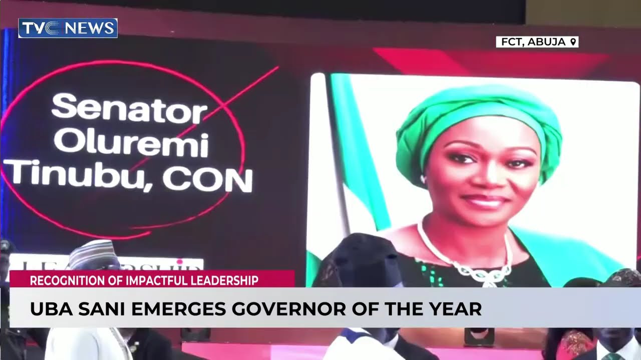 First Lady Remi Tinubu Named Person Of The Year 2025