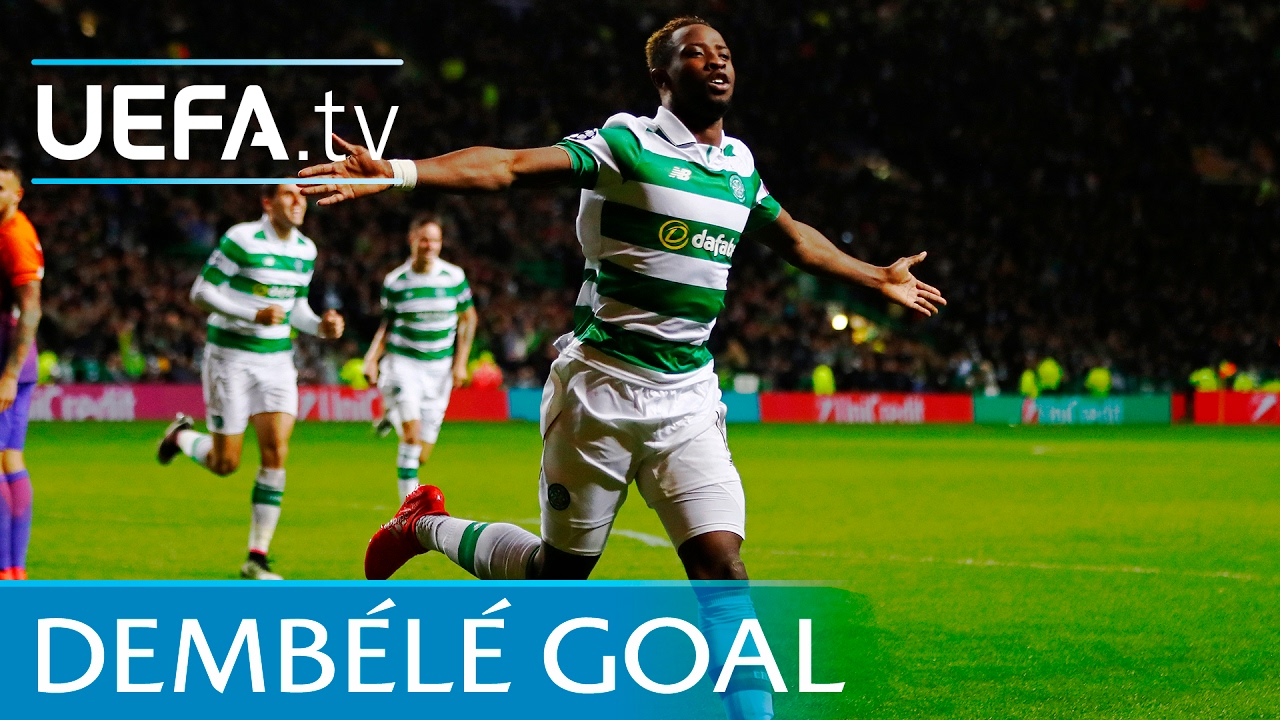 Moussa Dembélé spectacular goal - Celtic v Manchester City