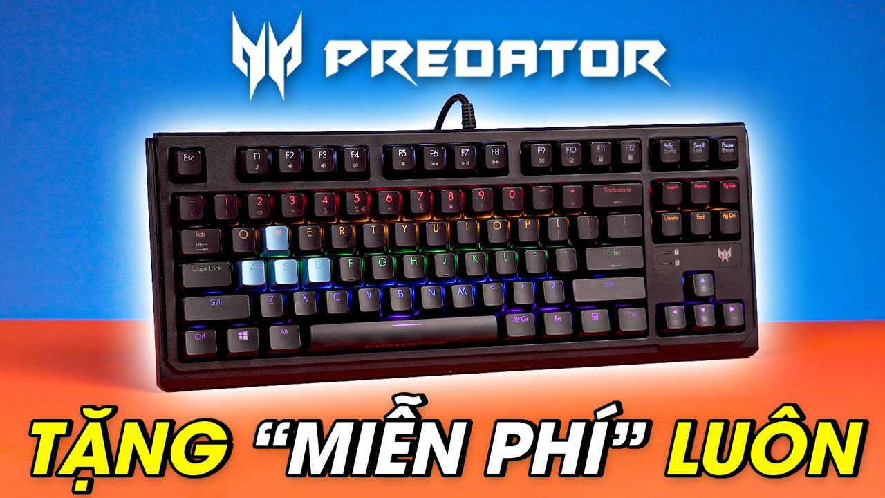 Đánh giá phím cơ Predator Aethon 301 TKL (2022) Trải nghiệm tính năng ĐỘC ĐÁO!