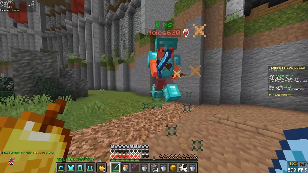NO PANTS Dropping Loot On The Ground  #minecraft #hoplite