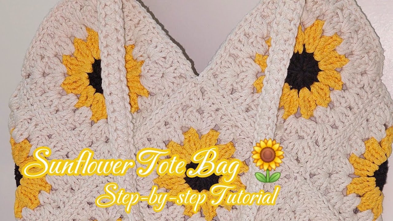 Part 3 | Sunflower Tote Bag 🌻 | Step-by-Step Tutorial 
