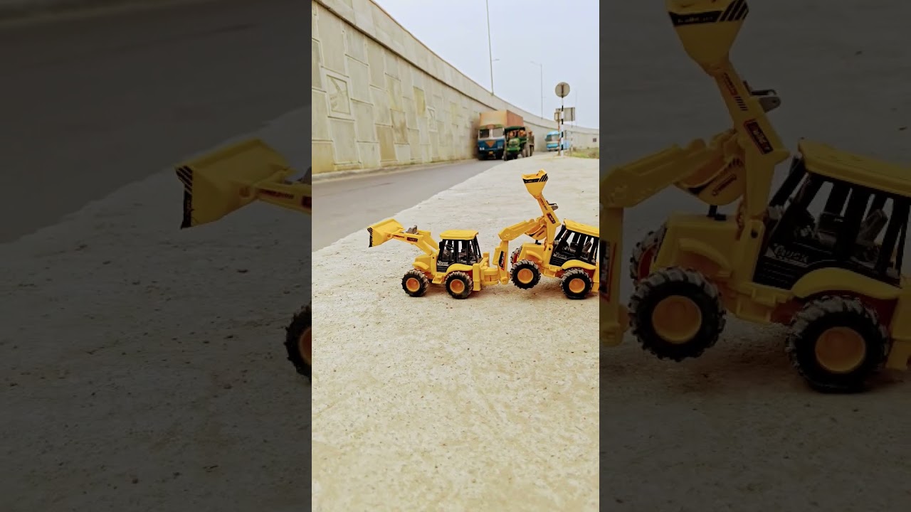 remote control JCB VS JCB 3dx Loader Unboxing and dumper truck testing Review 😱