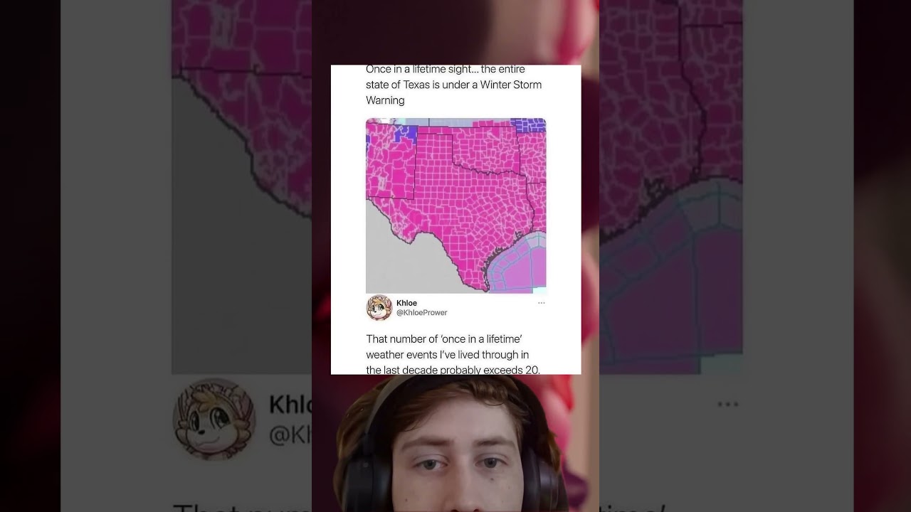 Texas In Pink Entire State Under Winter Storm Warning