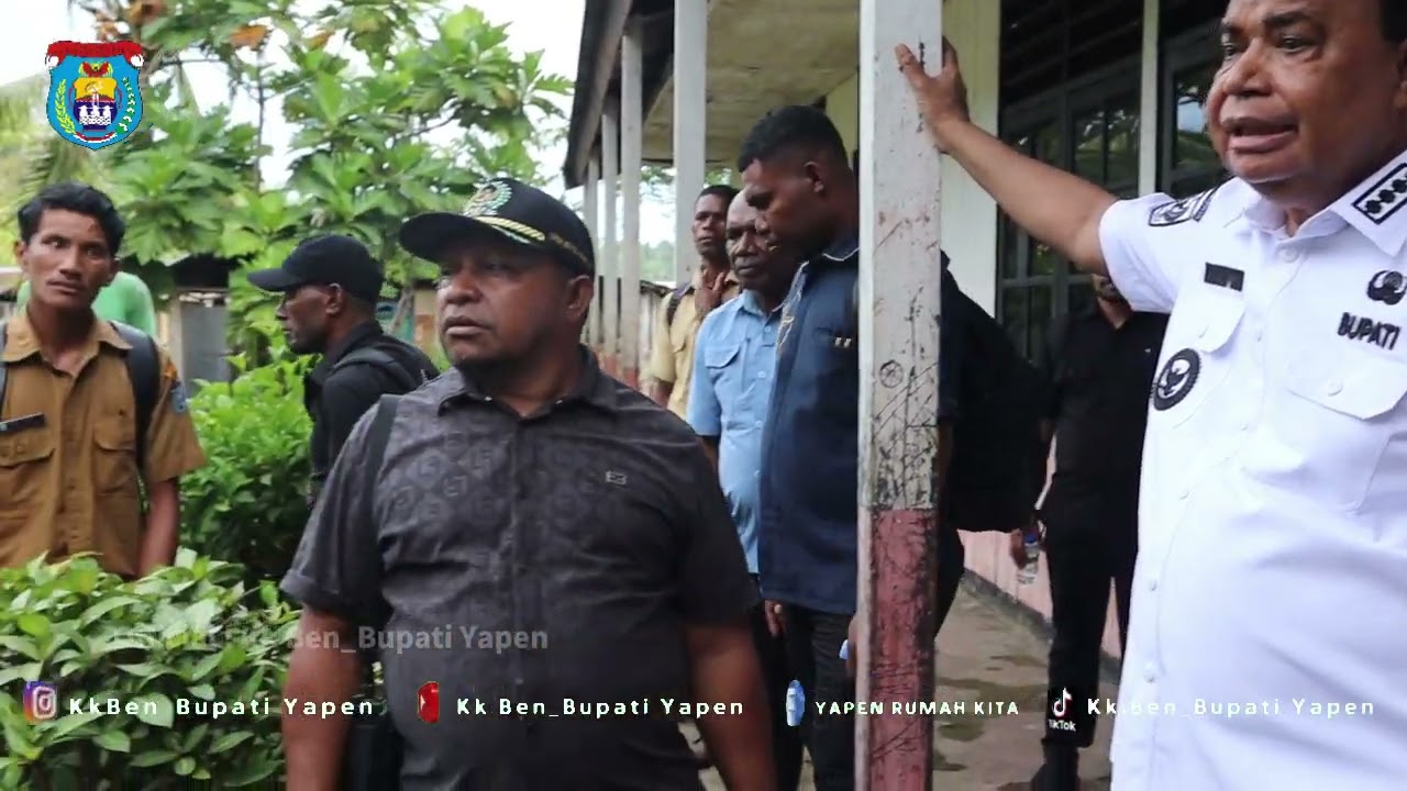 Bupati Yapen Benyamin Arisoy Kunker Wonawa, Ini Hasil Peninjauannya 