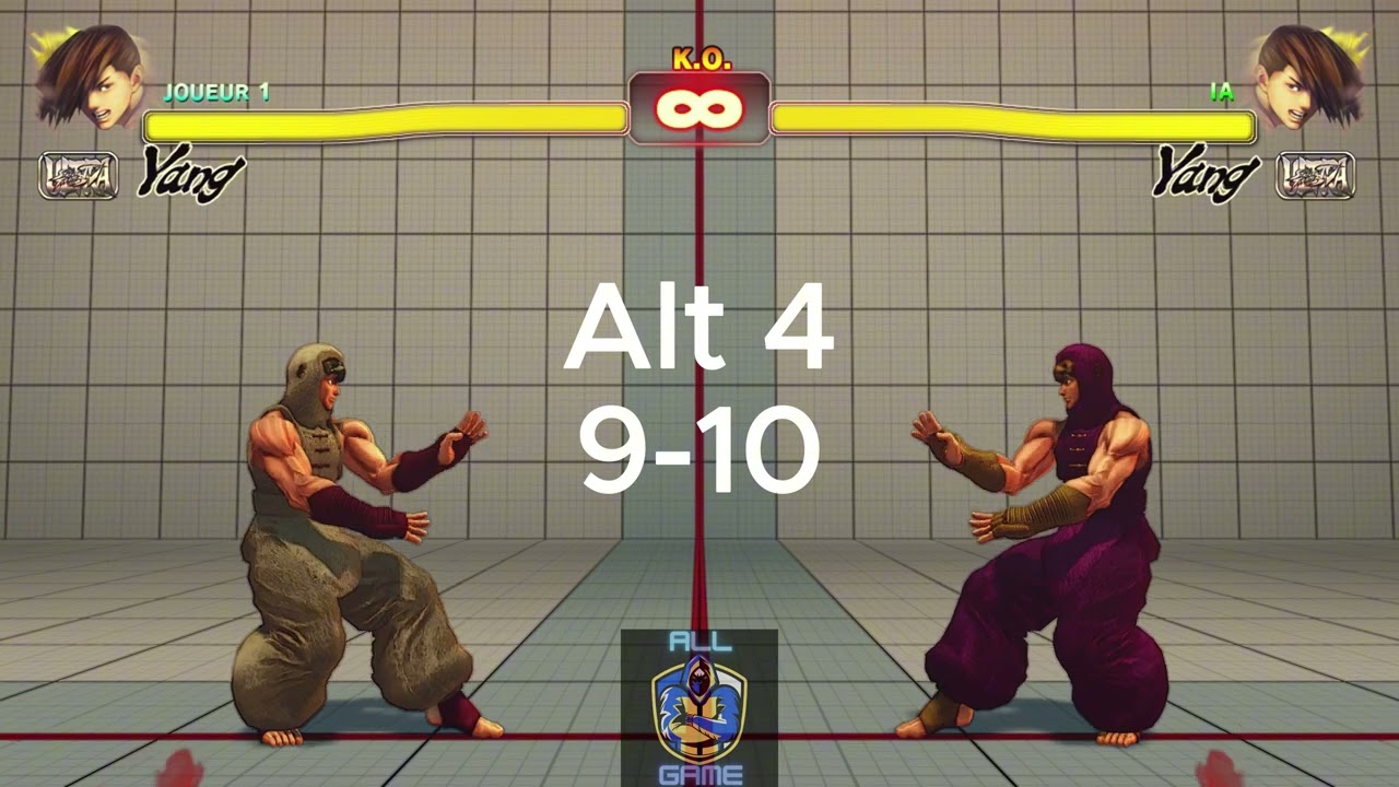 Ultra street fighter 4 Yang all costumes and colors