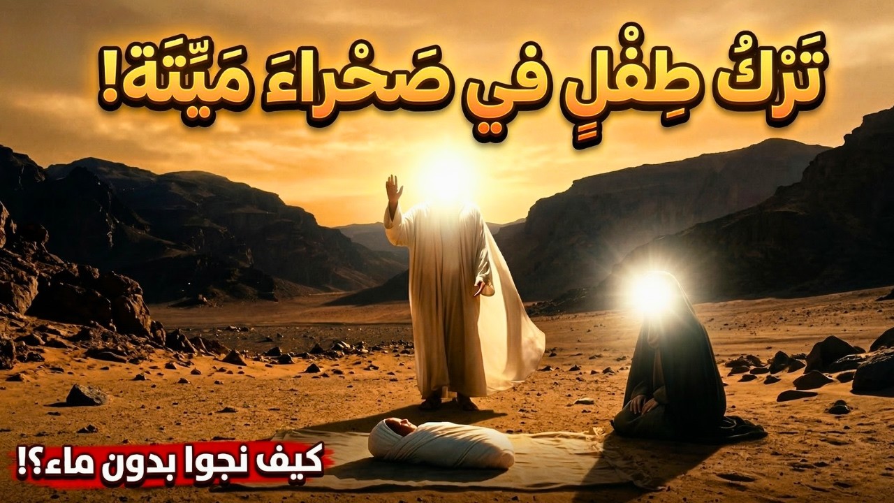 سيدنا ابراهيم يترك السيدة هاجر وإسماعيل عليهم السل