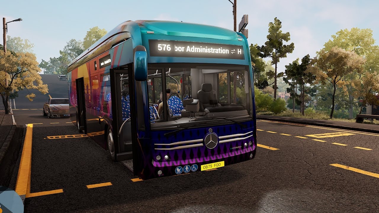 Bus simulator 21 Angel shores, creating my first route 576 and buying new Mercedes E Citaros 